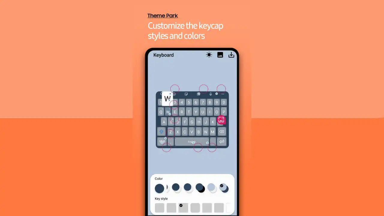 Theme Park keyboard theme issue